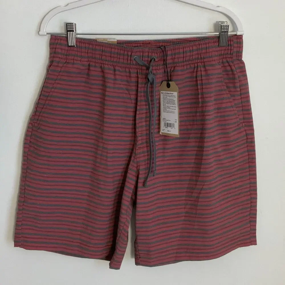 Prana Metic E-Waist shorts‎ NWT size Large 8
